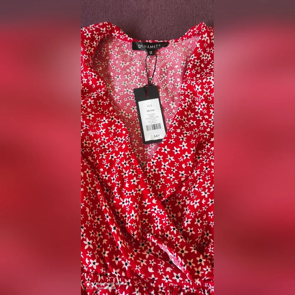 Wrap Ruffle Dress - Picture 2 of 5